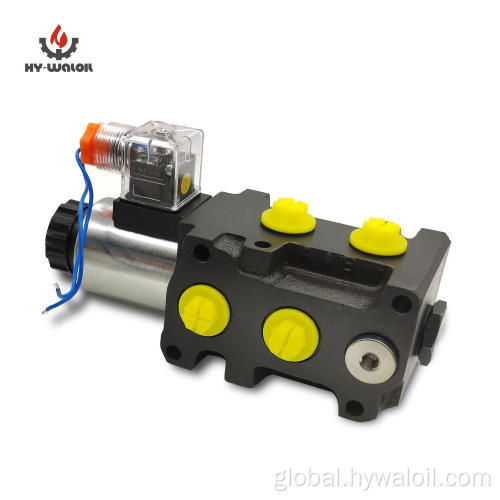 50LPM 12V 13GPM Hydraulic Solenoid Selector Diverter Valve